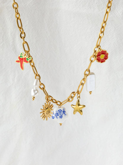 Collier charms Mali