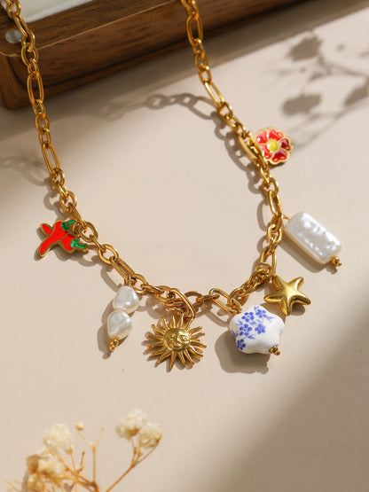 Collier charms Mali